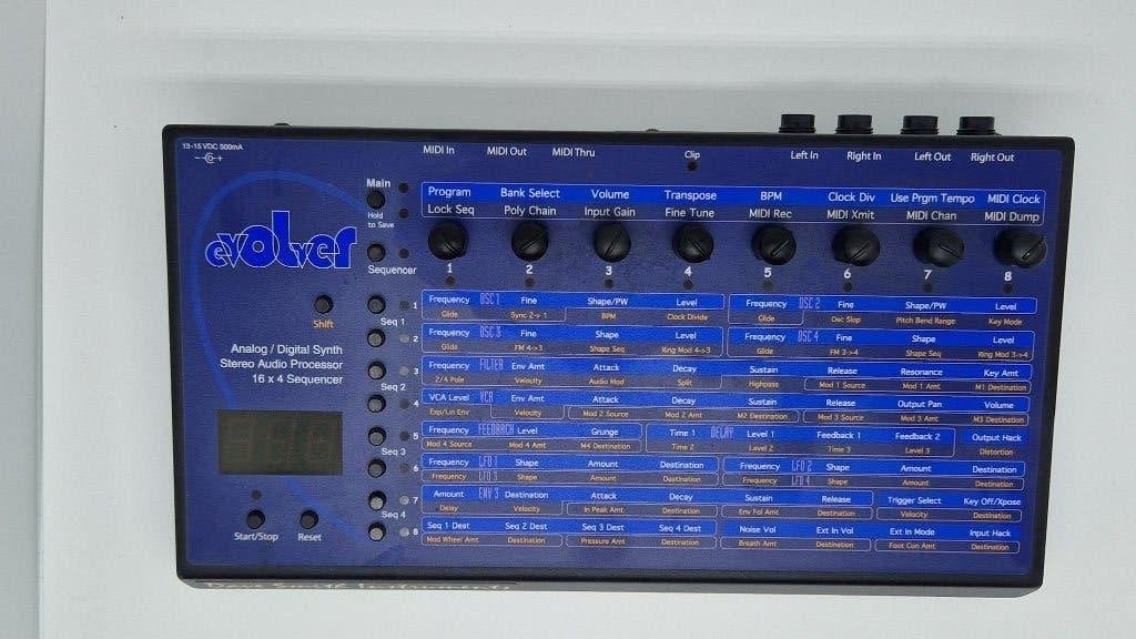 Dave Smith Evolver, Musique & Instruments, Enlèvement ou Envoi, Utilisé, Autres nombres, Avec connexion MIDI