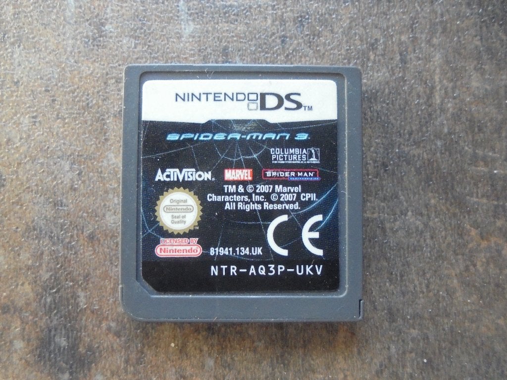 Spider-Man 3 voor DS (zie foto's), Consoles de jeu & Jeux vidéo, Jeux | Nintendo DS, Enlèvement ou Envoi, 1 joueur, À partir de 12 ans