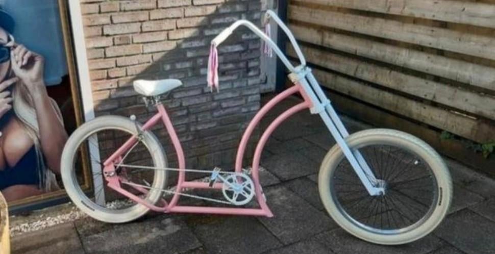 Ruff custom cruiser low rider chopper bike NIEUWSTAAT, Fietsen en Brommers, Ophalen, Zo goed als nieuw, Chopper