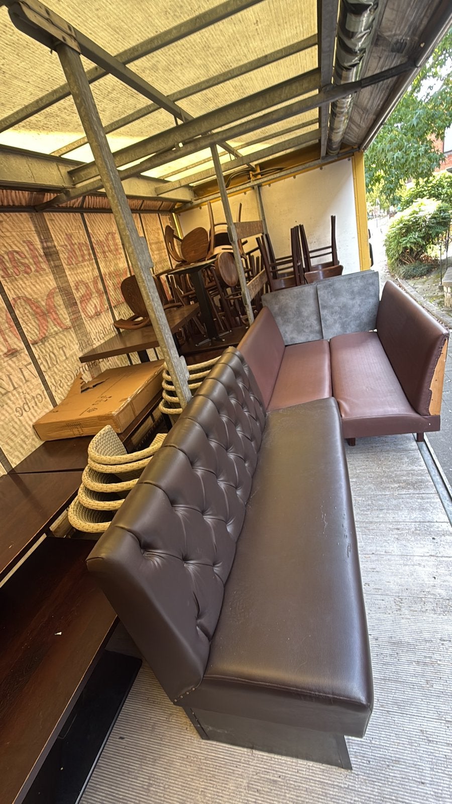 Inrichting cafe, Articles professionnels, Horeca | Mobilier & Aménagement, Enlèvement, Utilisé, Mobilier