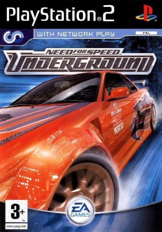 NFS Underground (zonder boekje), Games en Spelcomputers, Games | Sony PlayStation 2, Gebruikt, 1 speler, Racen en Vliegen, Ophalen of Verzenden