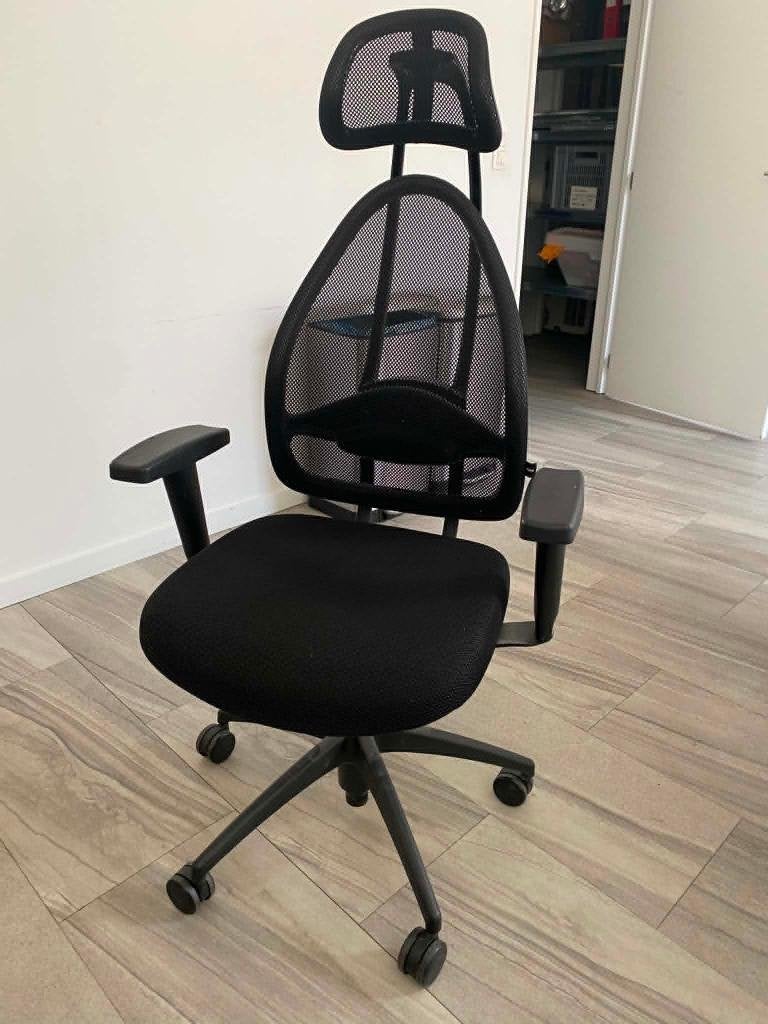 Topstar Open Art Ergonomic Office Chair Mesh Back & Headrest, Werkplek, Ophalen, Gebruikt, Stoel