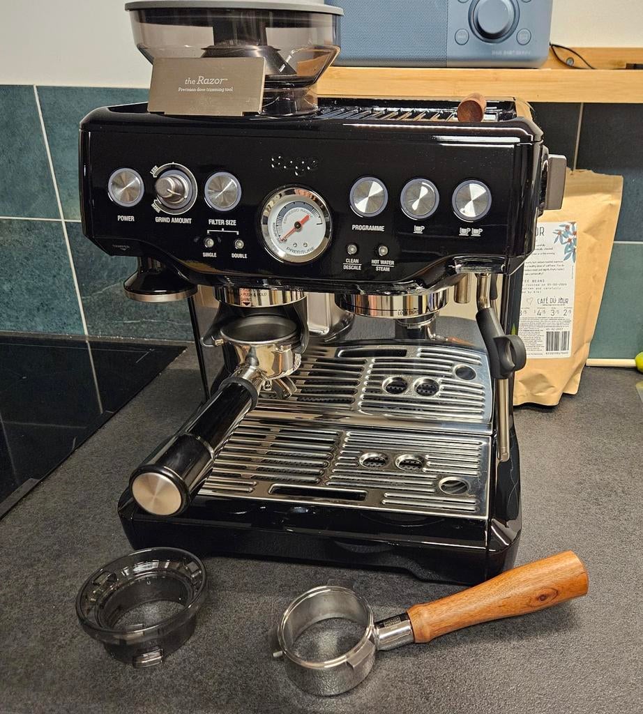Sage Barista express, Ophalen