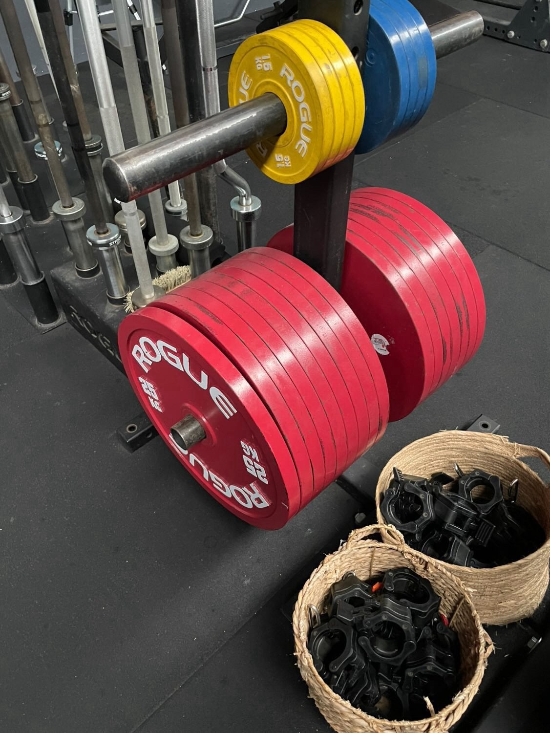Eleiko calibrated 25kg plates, Sport en Fitness, Ophalen, Zo goed als nieuw