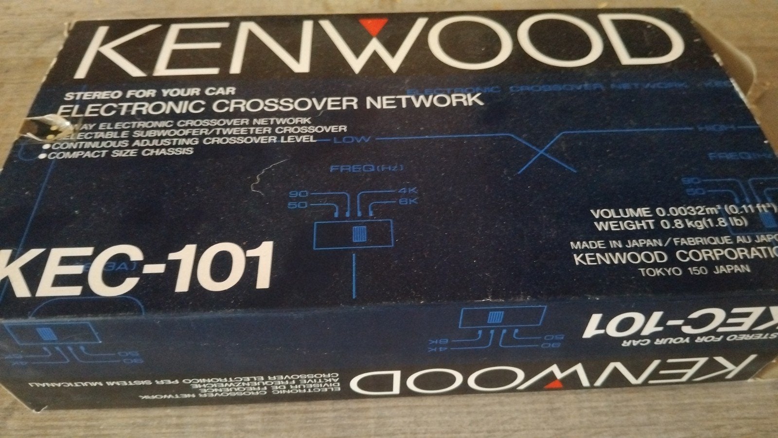Kenwood KEC-101, Ophalen, Nieuw