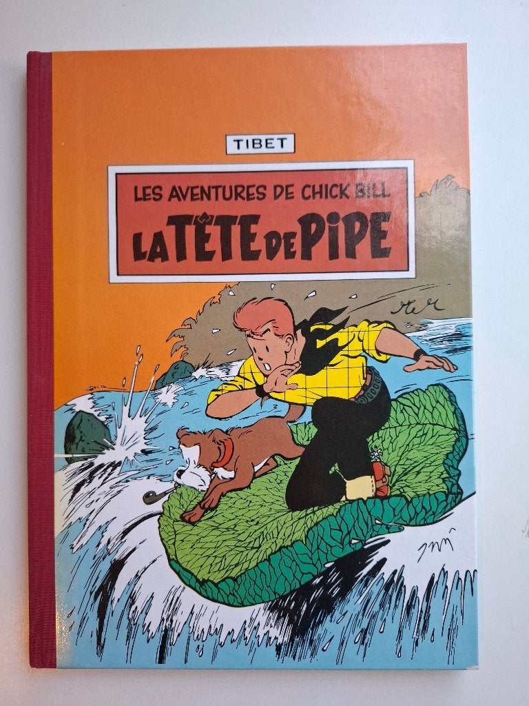 TL  TOME 5 CHICK BILL "LA TETE DE PIPE" DOS TOILE TIBET, Livres, Une BD, Enlèvement ou Envoi, Comme neuf