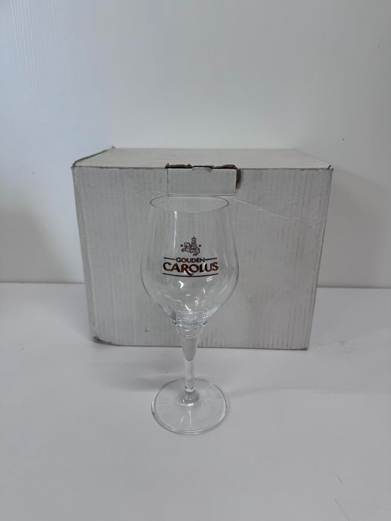 Gouden Carolus glazen op hoge voet, Enlèvement, Comme neuf
