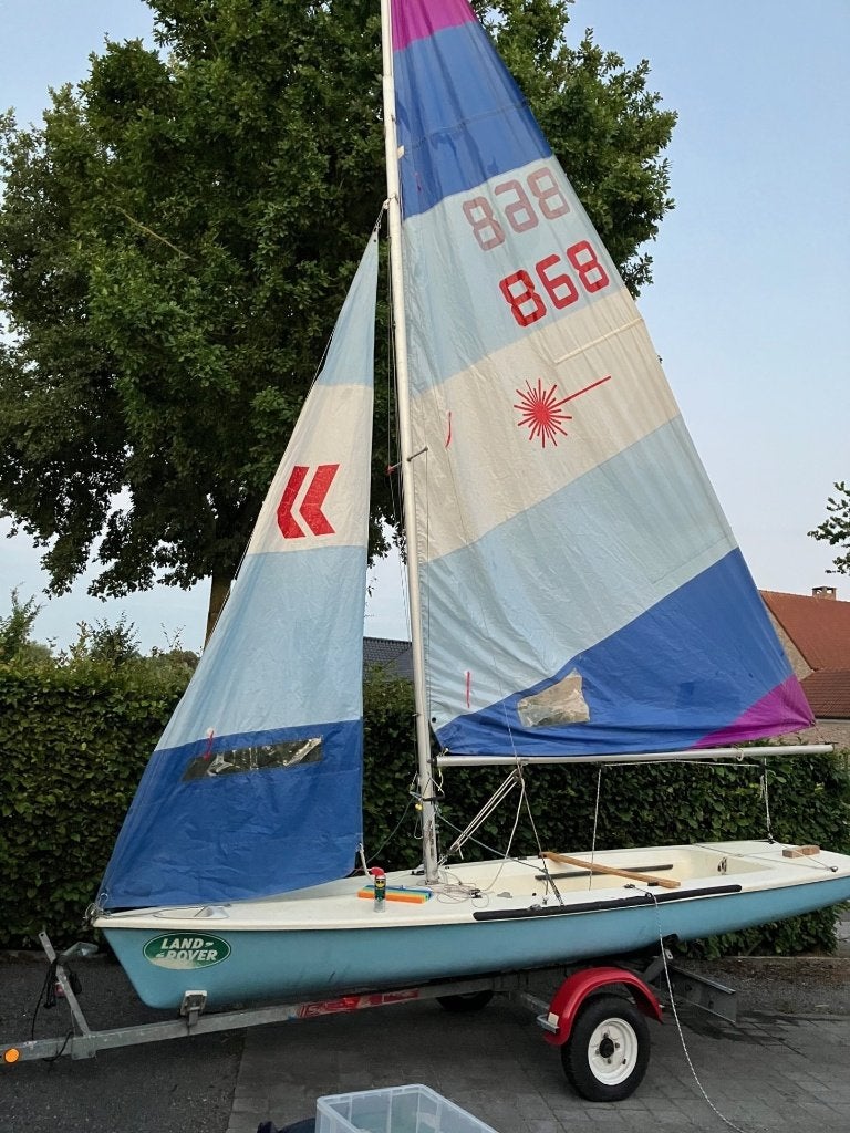 Laser 2 zeilboot, Watersport en Boten, Ophalen, Laser, Gebruikt, Laser