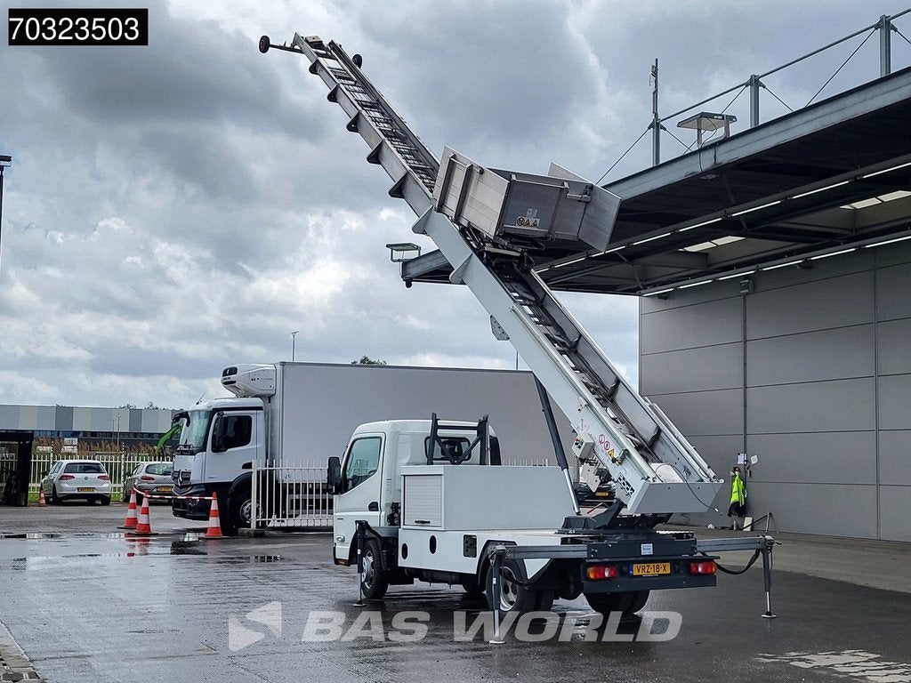 Mitsubishi Fuso Canter 3S13 30m Böcker Verhuislift Airco LE, Gebruikt, Euro 6, Wit, 130 pk