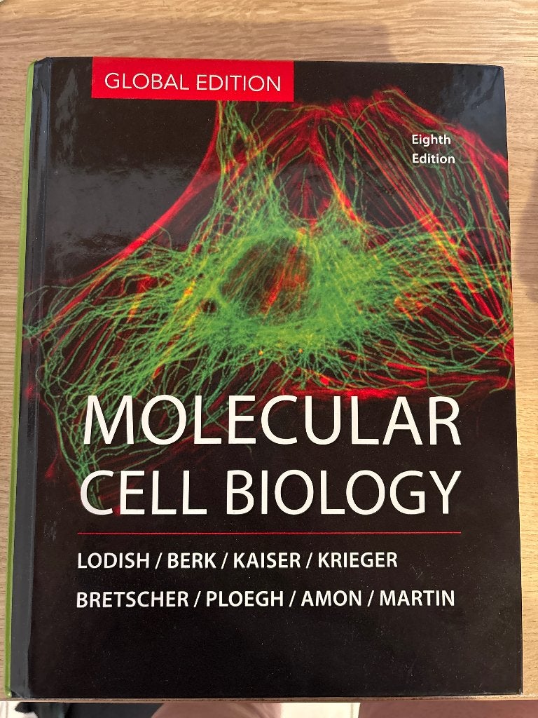 Biologie cellulaire moléculaire, huitième édition, Enlèvement ou Envoi, Utilisé, Enseignement supérieur, Lodish