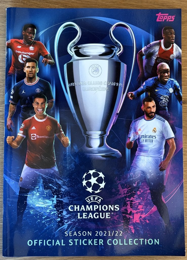 StickerAlbum Topps UEFA Champions League 2021/2022 (2021), Verzamelen, Ophalen of Verzenden, Nieuw, Sport
