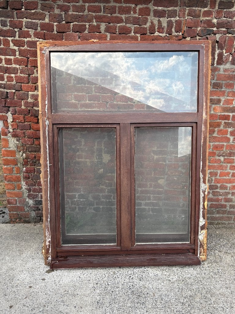 Gratis set houten ramen, Doe-het-zelf en Bouw, Glas en Ramen, Ophalen, Gevelraam of Ruit, Gebruikt, 160 cm of meer
