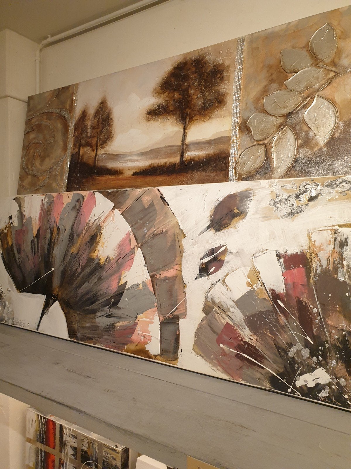 Olieverf schilderij op linnen, Antiek en Kunst, Kunst | Schilderijen | Modern, Ophalen, Olieverf