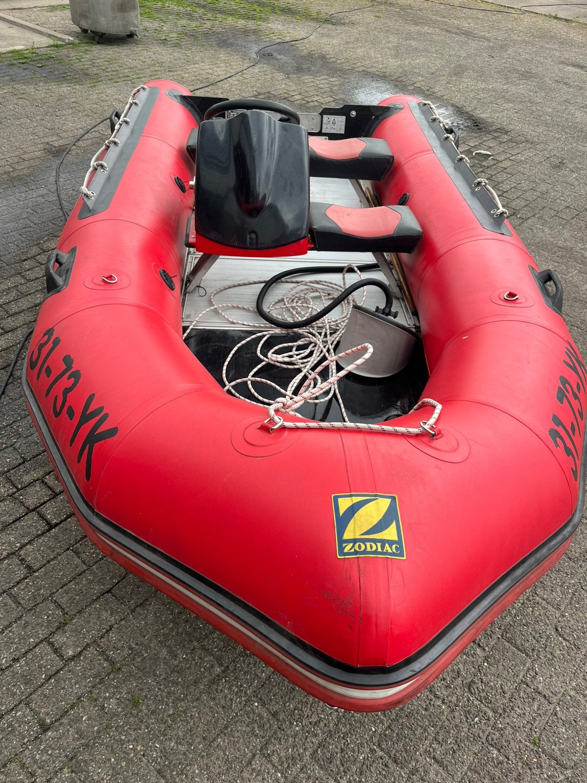 Zodiac futura met stuurconsole, Watersport en Boten, Ophalen, Zo goed als nieuw, Stuurconsole, Zodiac