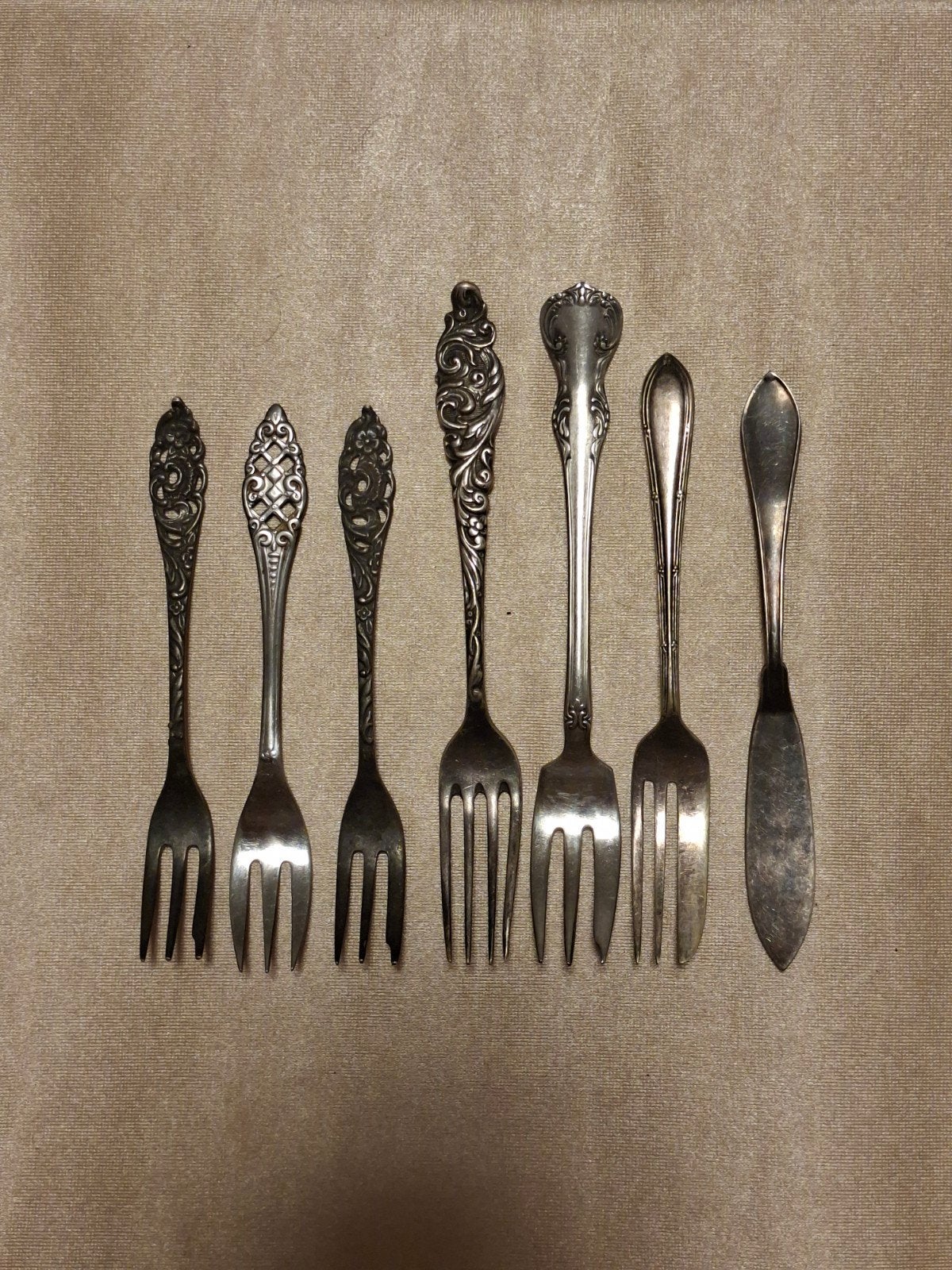 Ensemble de fourchettes en métal argenté, Antiquités & Art, Enlèvement ou Envoi