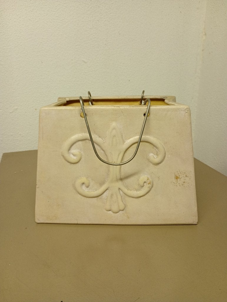 Bloempot in de vorm van een handtas, Ophalen, Binnen, Overige vormen, Aardewerk