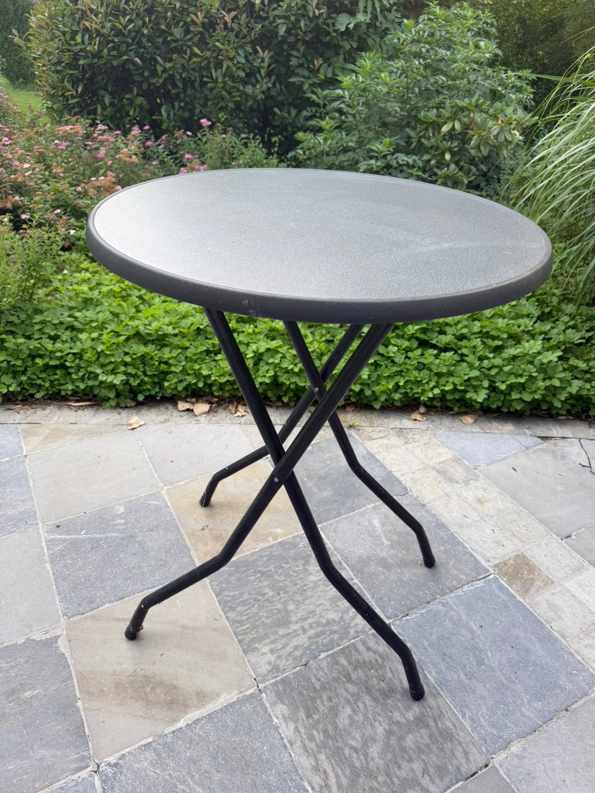 Table de bistrot ronde pliable, Enlèvement, Comme neuf