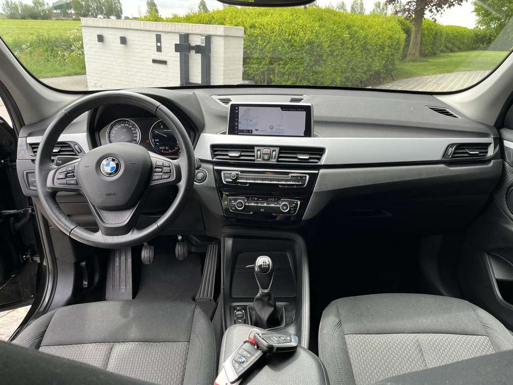 BMW X1 1.5 d sDrive16 AdBlue/1eignr/Navi/Cruise/Pdc/Clima, Zwart, 4 cilinders, USB, Bedrijf