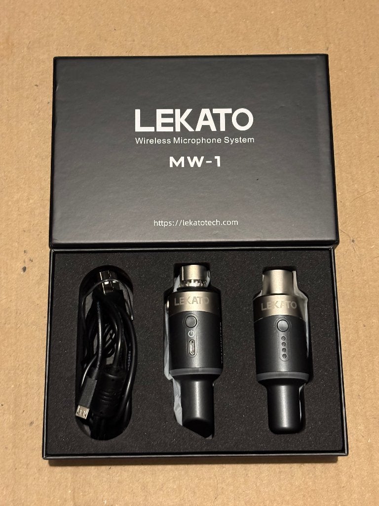 Lekato MW-1 transmetteur mic sans-fil, Musique & Instruments, Microphones, Enlèvement ou Envoi, Neuf, Autres types, Sans fil