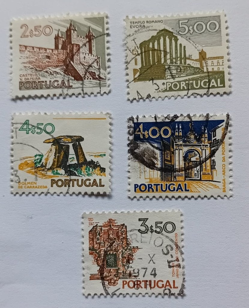 Portugese postzegels / toerisme, Enlèvement, Affranchi