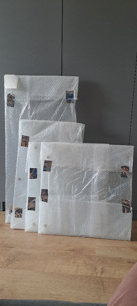 Glasplaten helder set van 4 stuks, Overige thema's, Nieuw, Overige merken, Transparant
