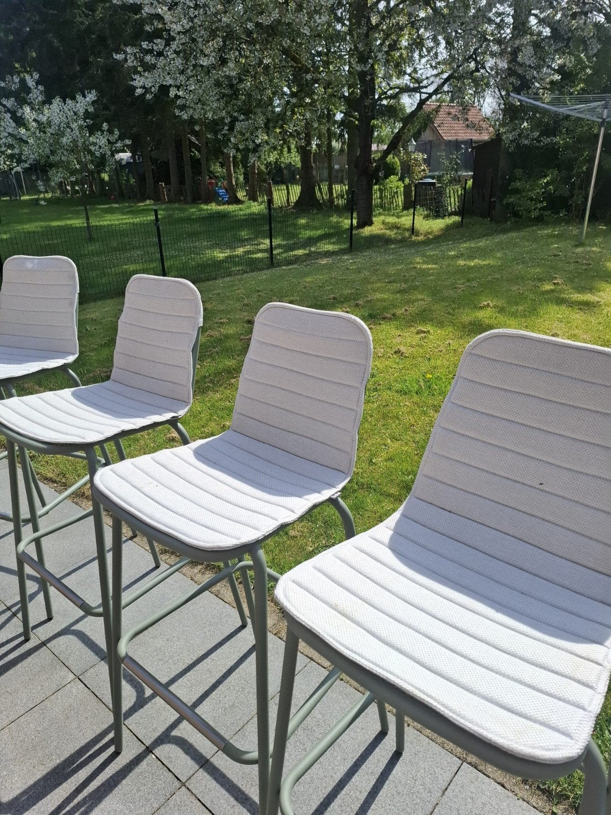 hoge barkrukken,6 stuks , voor binnen en buiten, Ophalen