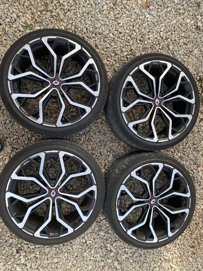 renault megane RS velgen 19 inch, Auto-onderdelen, Gebruikt, Velg(en), 235 mm, Personenwagen