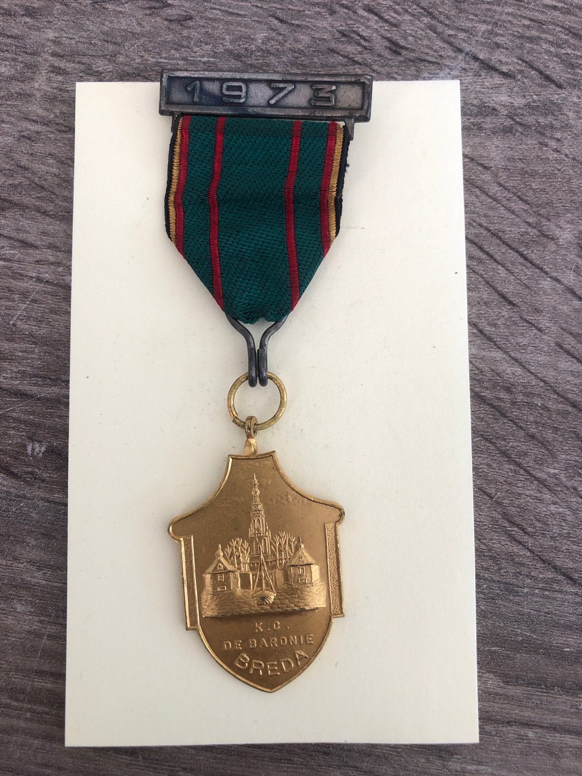 Ancienne médaille K.C. De Baronie – Breda, Enlèvement ou Envoi