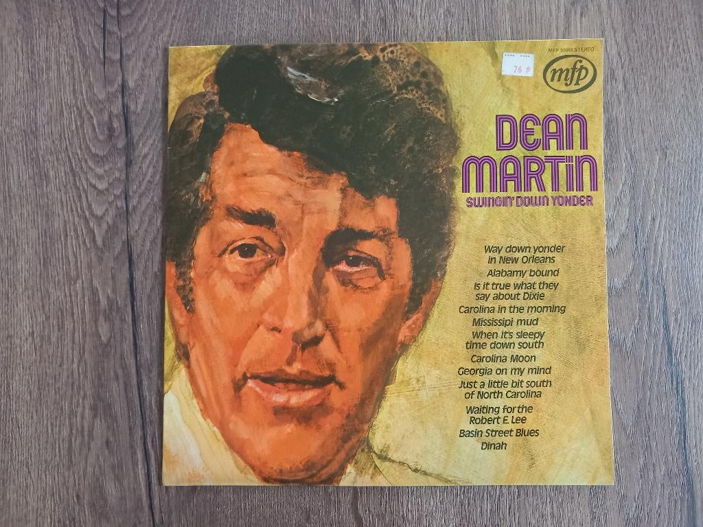 Vinyl LP Dean Martin Swingin' Down Yonder Jazz Swing Pop, Cd's en Dvd's, Ophalen of Verzenden, 12 inch, Jazz