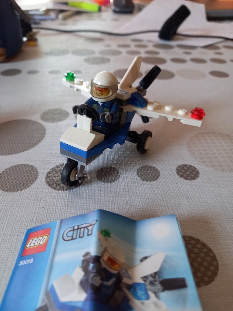 Lego 30018 L'avion de police, City, Enlèvement ou Envoi, Lego, Comme neuf