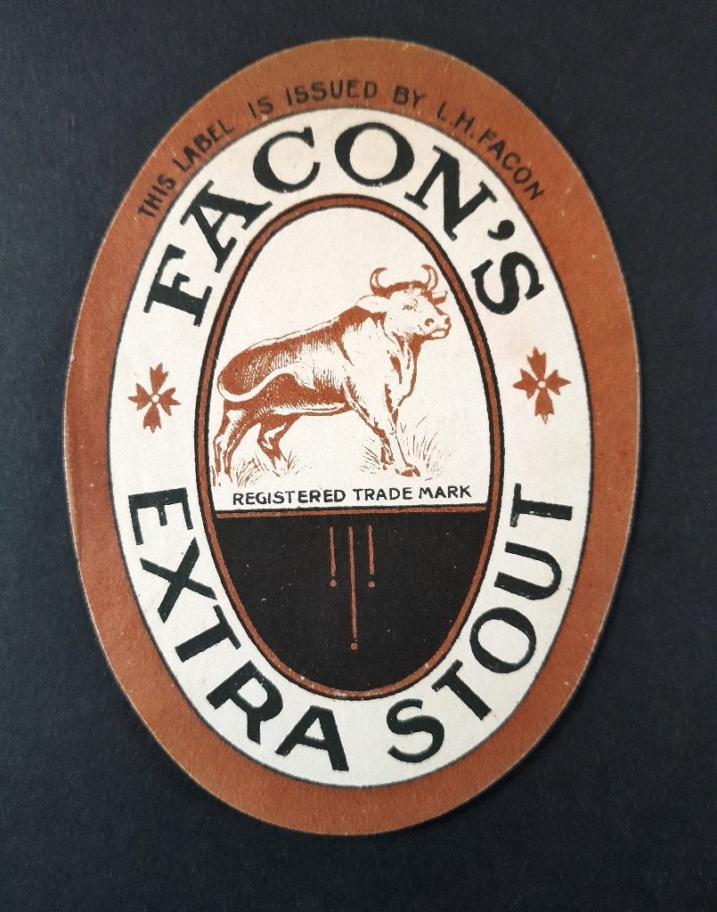 Etiquette. Facon's Extra Stout. Gand., Verzamelen, Verzenden, Gebruikt, Overige typen, Overige merken