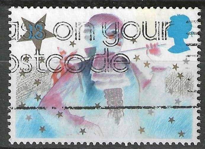 Grande-Bretagne 1985 - Yvert 1202 - Noël (ST), Envoi, Affranchi