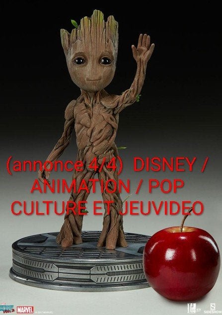 (annonce 4/4) DISNEY / ANIMATION / POP CULTURE ET JEUVIDEO, Ophalen, Zo goed als nieuw, Fantasy