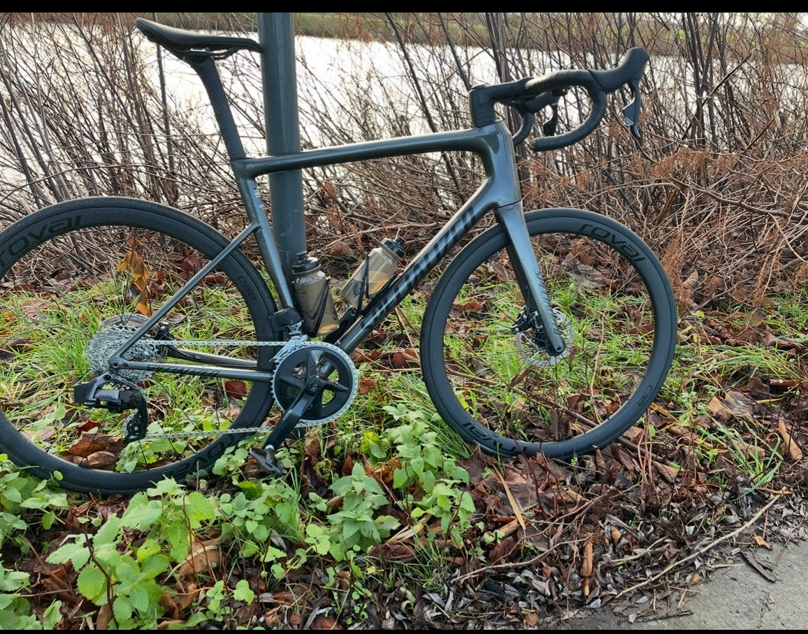 Specialized Tarmac SL8 Expert – SRAM Rival eTap AXS– maat 58, Ophalen, Zo goed als nieuw, Carbon