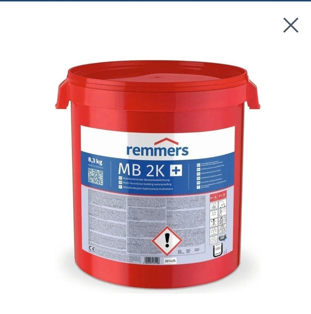 Waterdicht maken van muur REMMERS MB 2K, Ophalen of Verzenden, Nieuw, Overige materialen, 10 tot 15 m²