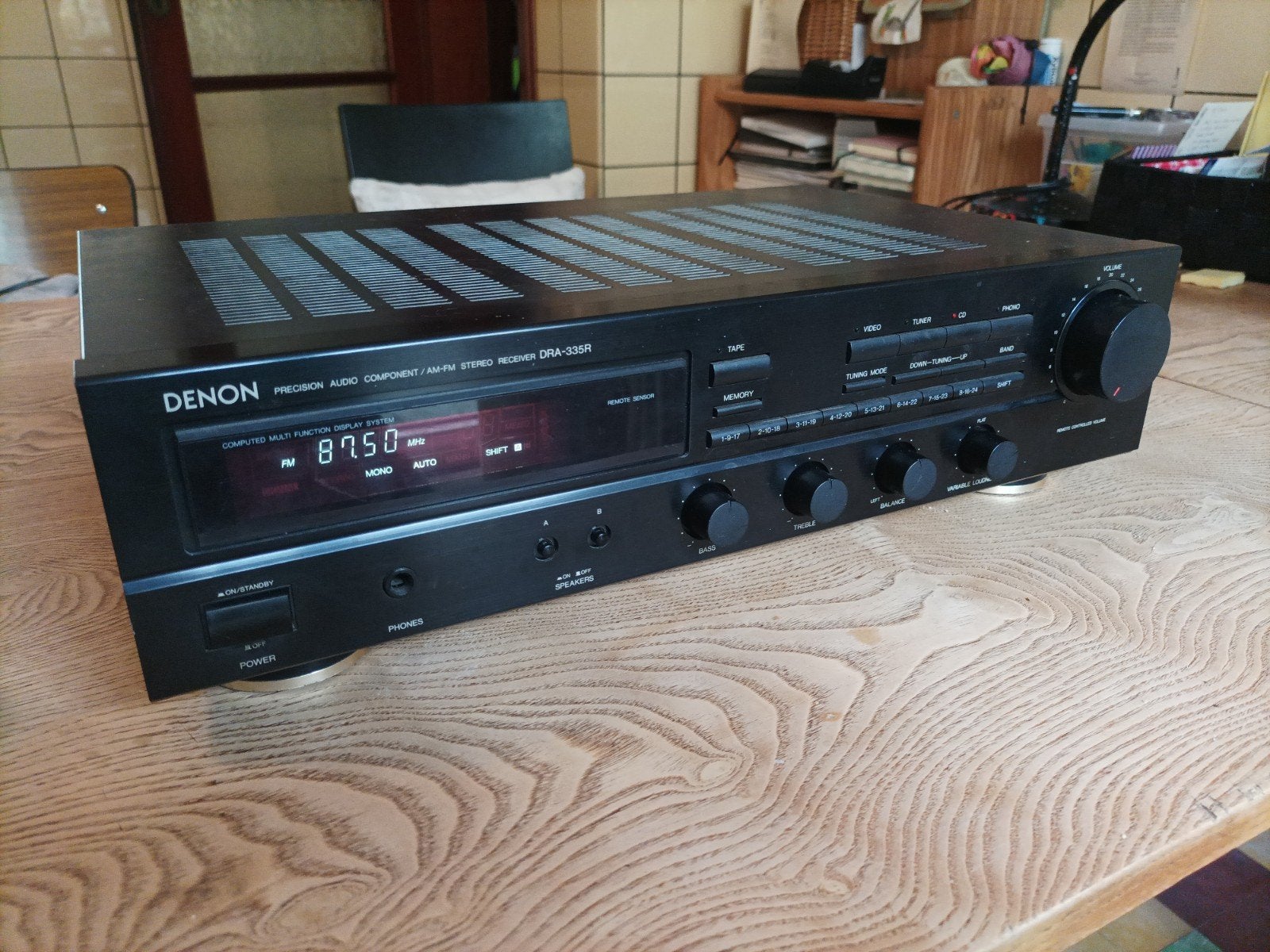 Denon DRA-335R Versterker en Radio, Audio, Tv en Foto, Ophalen, Gebruikt, Denon, Minder dan 60 watt