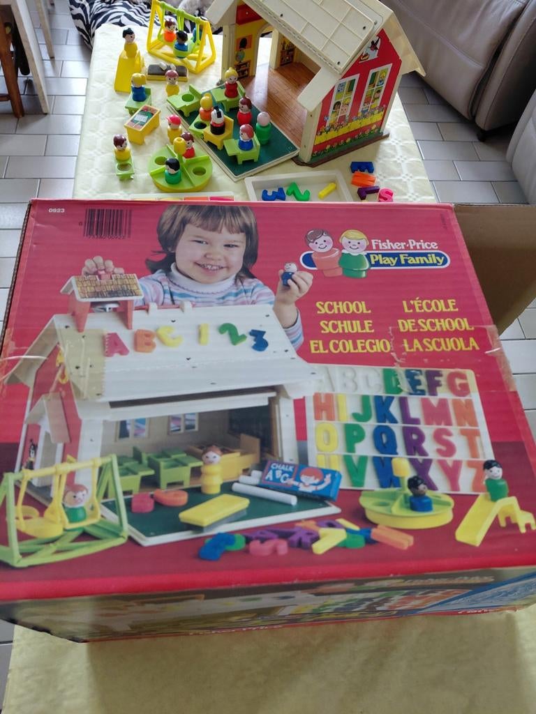 Fisher Price SCHOOL, Kinderen en Baby's, Speelgoed | Fisher-Price, Ophalen, Gebruikt, Speelset, Met geluid