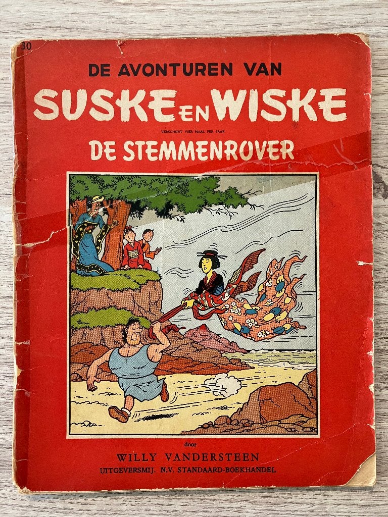 SUSKE EN WISKE DE STEMMENROVER 1957 !! + 6 ANDEREN, Gelezen, Willy Vandersteen, Ophalen of Verzenden, Meerdere stripboeken