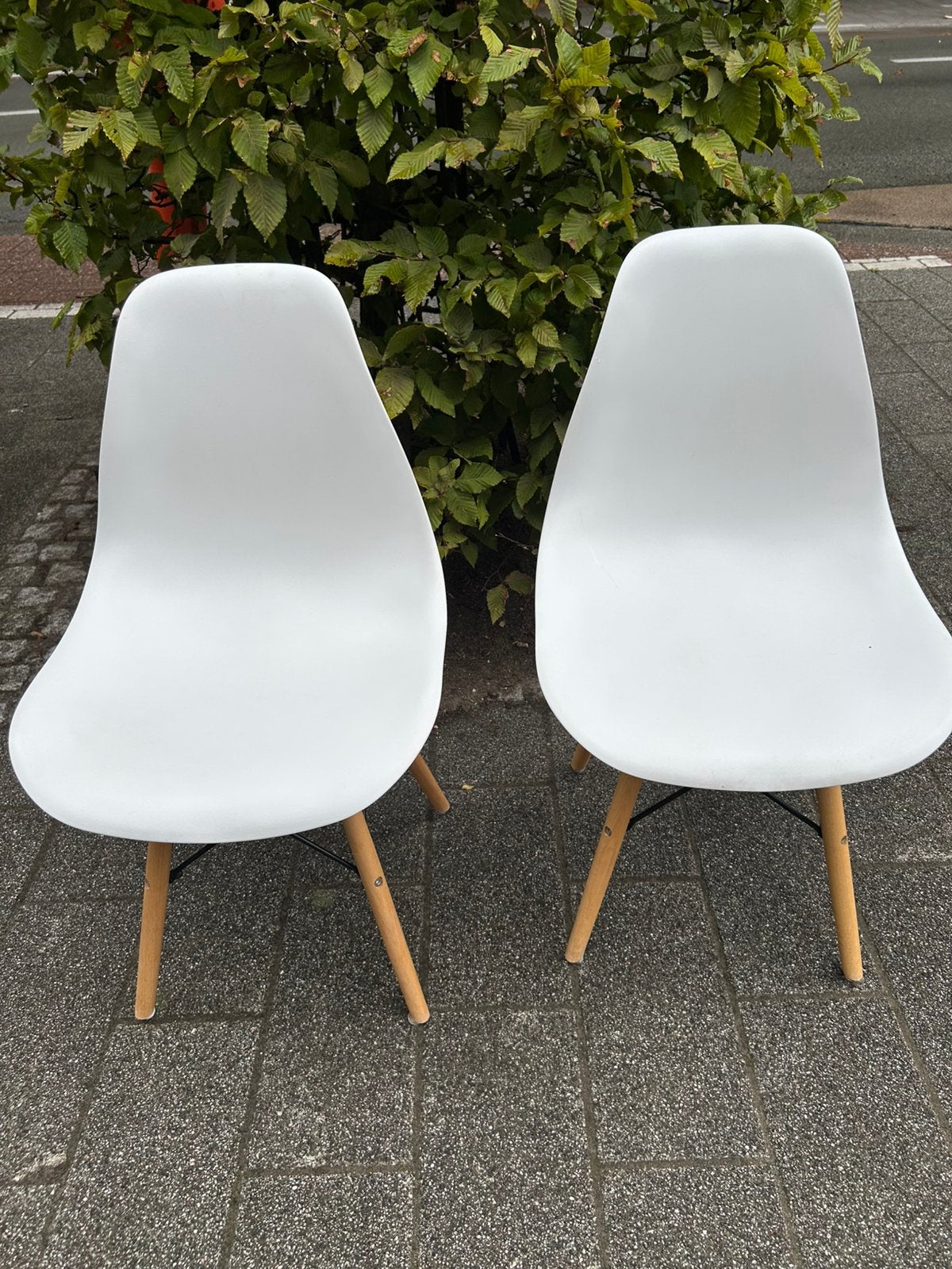 Stoel, Ophalen, Kunststof, Twee, Wit