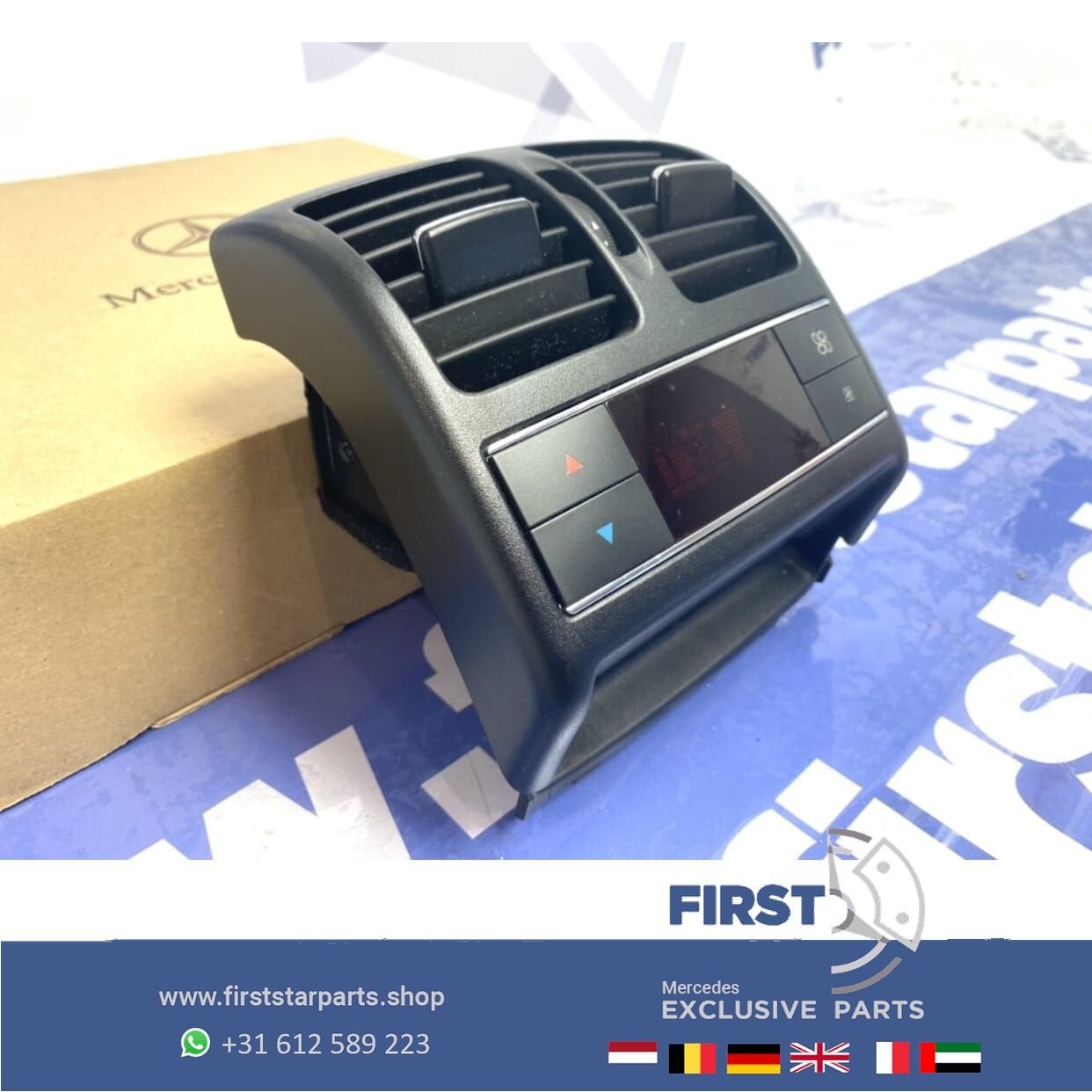 W204 REAR CLIMA TRONIC SCHAKELAAR DIGITAAL AIRCO PANEEL VERW
