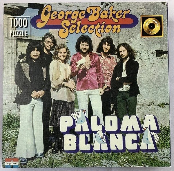 George Baker Selection Paloma Blanca Golden Longplay Puzzel, Verzenden, Filmmuziek en Soundtracks, Overige formaten, Zo goed als nieuw