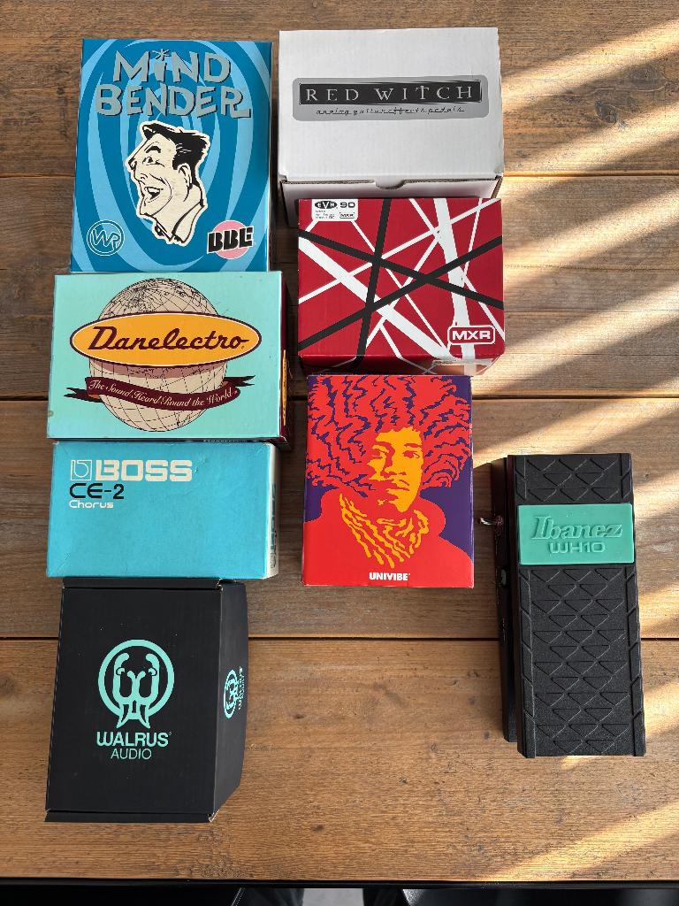 High-end pedals – Walrus, Boss MIJ, MXR – topstaat, Enlèvement ou Envoi, Utilisé, Chorus