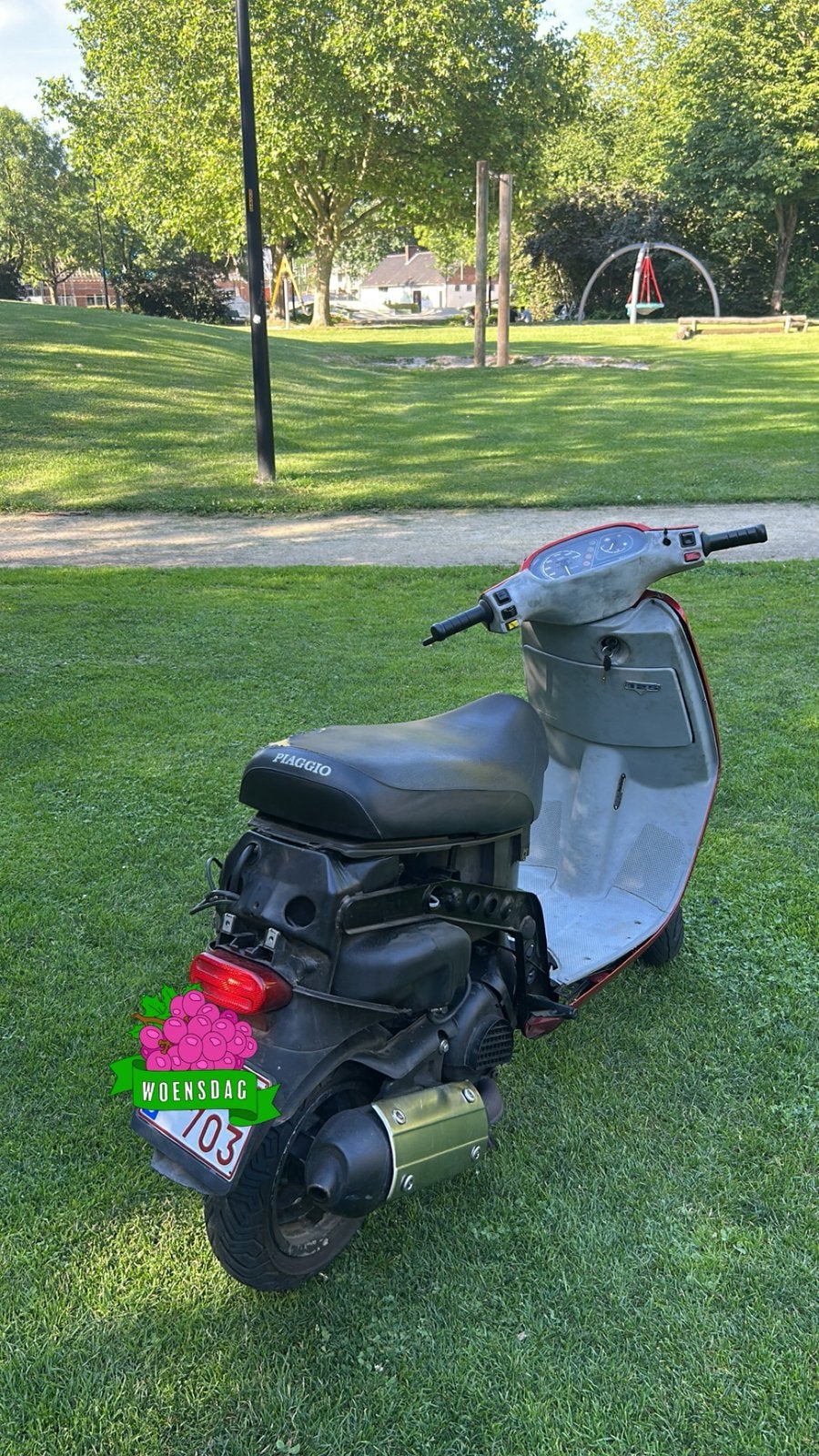 Piaggio skipper a1, Ophalen, Zo goed als nieuw, Zip
