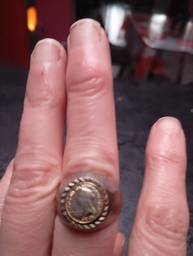 1 bague chevalière fantaisie