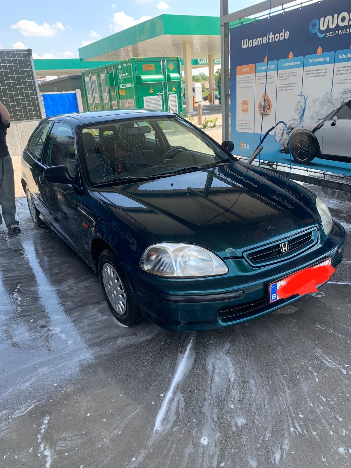 Honda civic 1.4 i s automaat, Autos, Achat, Noir, 2 portes, Automatique