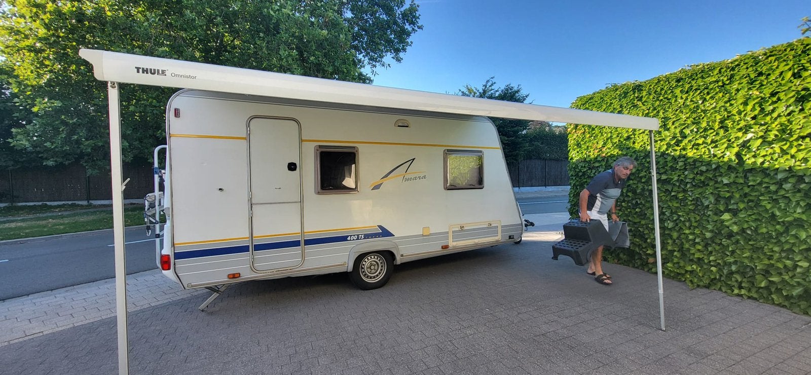 Burstner caravan, Caravans en Kamperen, Caravans, Particulier, tot en met 3, 1000 - 1250 kg, Treinzit, Bürstner, Dwarsbed, 5 tot 6 meter