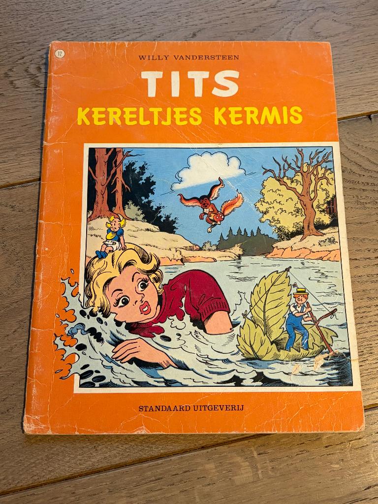 Tits - 12 - Kereltjes kermis, Boeken, Eén stripboek, Ophalen of Verzenden, Gelezen, Willy Vandersteen