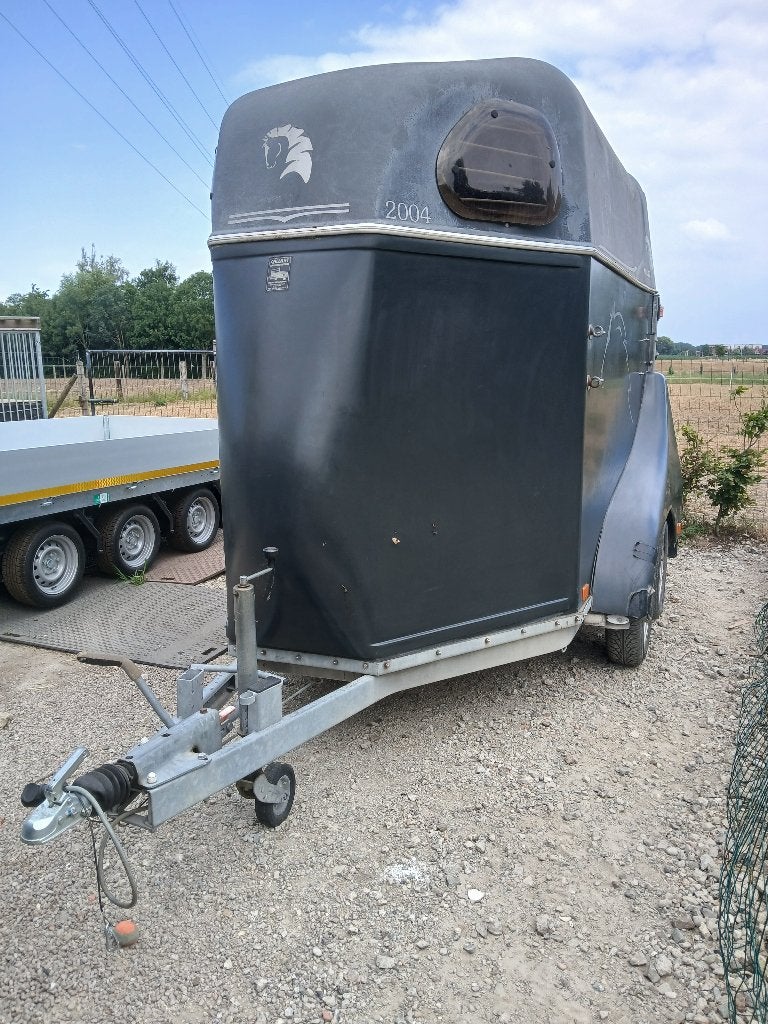 Paardentrailer te koop, Animaux & Accessoires, Chevaux & Poneys | Semi-remorques & Remorques, Enlèvement, Utilisé, Polyester, Remorque 2 chevaux