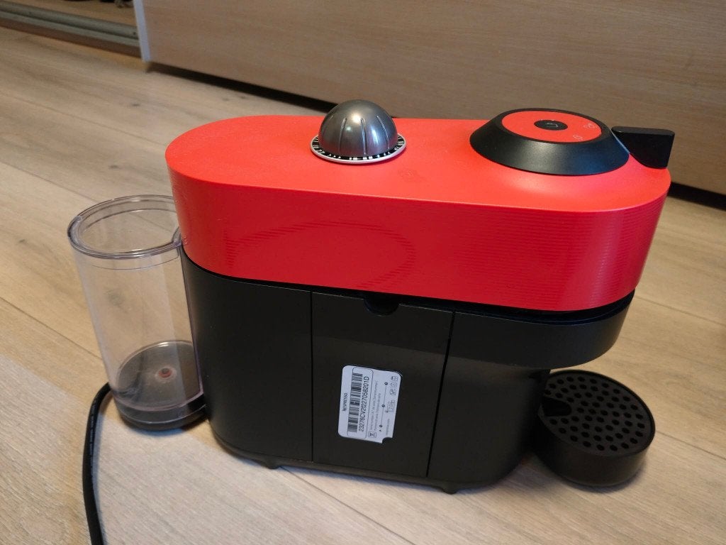 Koffiemachine Nespresso Vertuo Pop, Ophalen, Gebruikt, Koffiemachine, 1 kopje