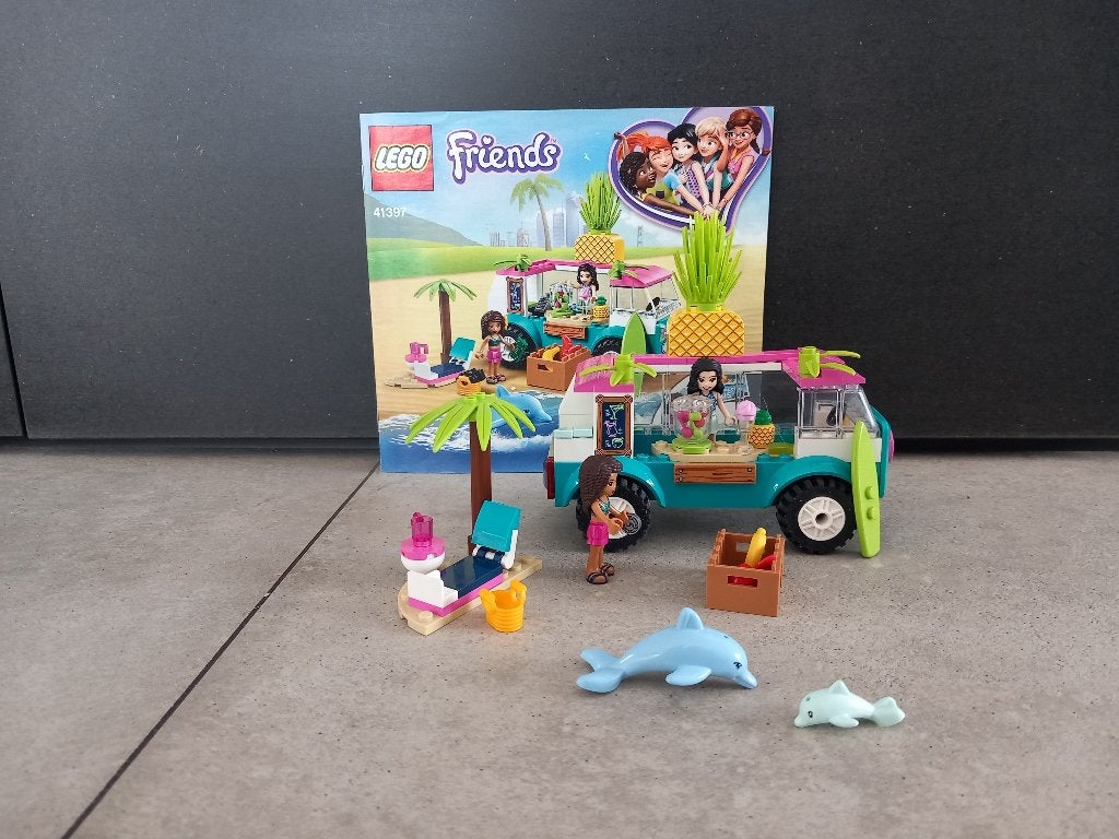 Lego Friends, le camion à jus, Lego, Friends, Ophalen of Verzenden, Zo goed als nieuw